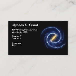Tarjeta De Visita La vía láctea protagoniza la galaxia espiral
