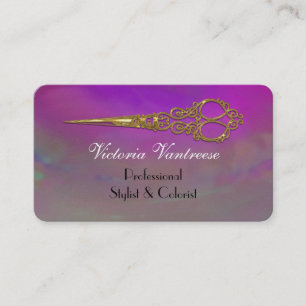 Tarjeta De Visita Labreche Scissor al Hairstylist elegante