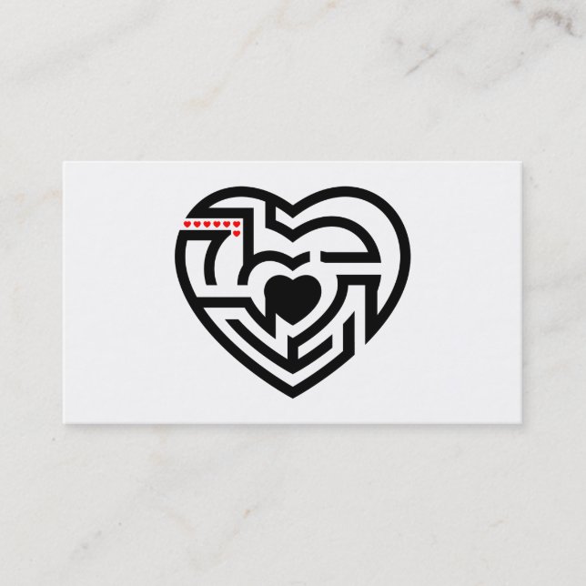 Tarjeta De Visita labrynth de amor (Anverso)