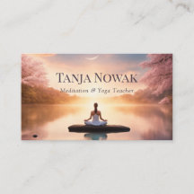 Laca pastel de meditación y luna