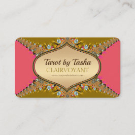 Tarjeta De Visita Lace Jewels Energy Goddess Tarot Business Cards