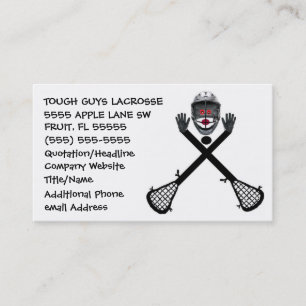 Tarjeta De Visita Lacrosse Coach