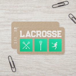 Tarjeta De Visita Lacrosse Professional