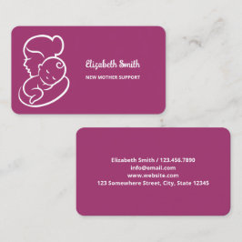 Tarjeta De Visita Lactancia y apoyo para la lactancia materna