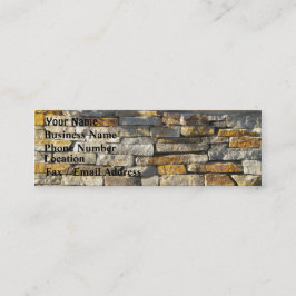 Tarjeta de visita Ladrillo/Piedra