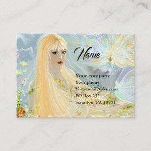 Tarjeta De Visita Lady Autumn Business Card
