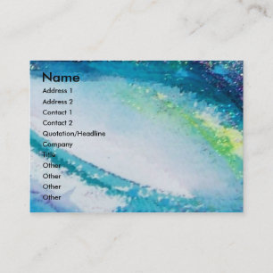 Tarjeta De Visita LADY AZUL MASCARA Veneciana Mascarada Rosa Verde a