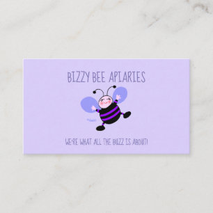 Tarjeta De Visita Lady Beekeeper cute abeja humorística de la apicu