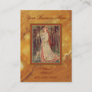 Tarjeta De Visita Lady Fair Business Card