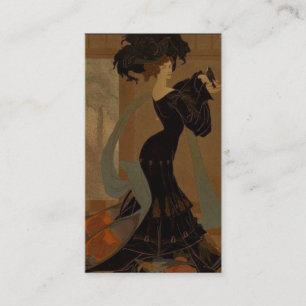 Tarjeta De Visita Lady in Black