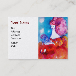 Tarjeta De Visita LADY IN RED, Beauty, Salon, Spa, Makeup Artists, p