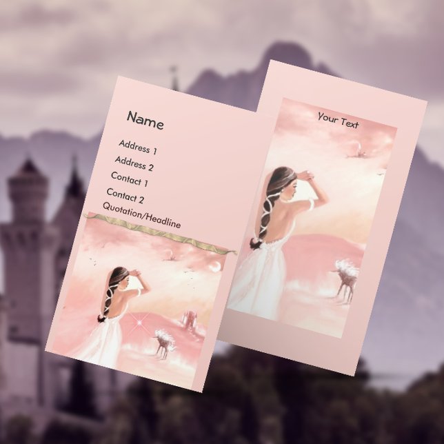 Tarjeta De Visita Lady y Unicorn (Subido por el creador)