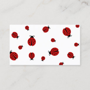 Tarjeta De Visita ladybugs