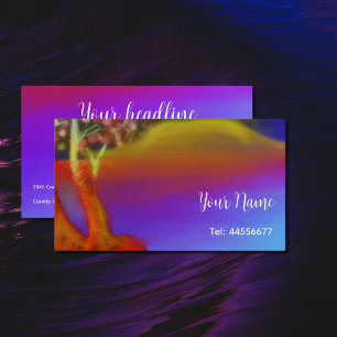 Tarjeta De Visita Lago Balaton de noche