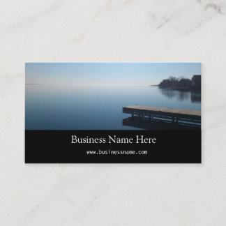 Tarjeta De Visita Lago Kingston, Ontario. Hermosa foto del lago