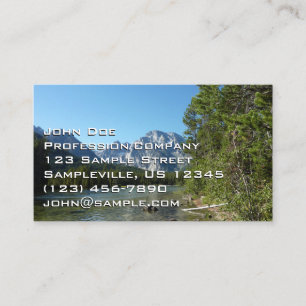 Tarjeta De Visita Lago Leigh en el Parque Nacional Grand Teton