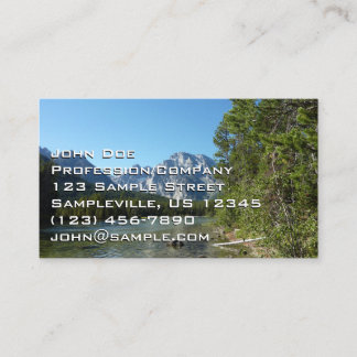 Tarjeta De Visita Lago Leigh en el Parque Nacional Grand Teton