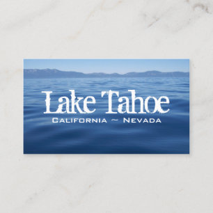 Tarjeta De Visita Lago Tahoe