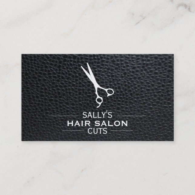 Tarjeta De Visita Lágrimas con divisores / cuero (Anverso)