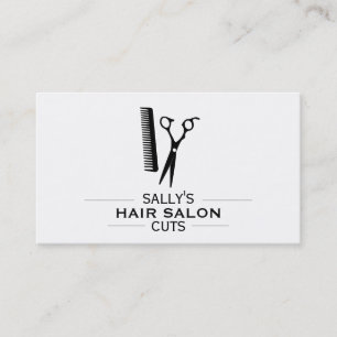 Tarjeta De Visita Lágrimas y peine con divisores