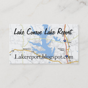 Tarjeta De Visita lake_conroe_lakefront_real_estate, lago Conroe…