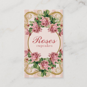 Tarjeta de visita lamentable de los rosas del