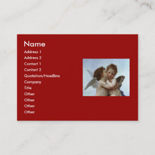 Tarjeta De Visita L'Amour et Psyche de Bouguereau, enfants (Cupido)