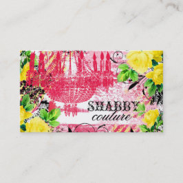 Tarjeta De Visita Lámpara amarilla lamentable de la rosaleda de la