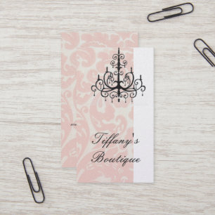 Tarjeta De Visita lámpara de araña de damasco belleza SPA