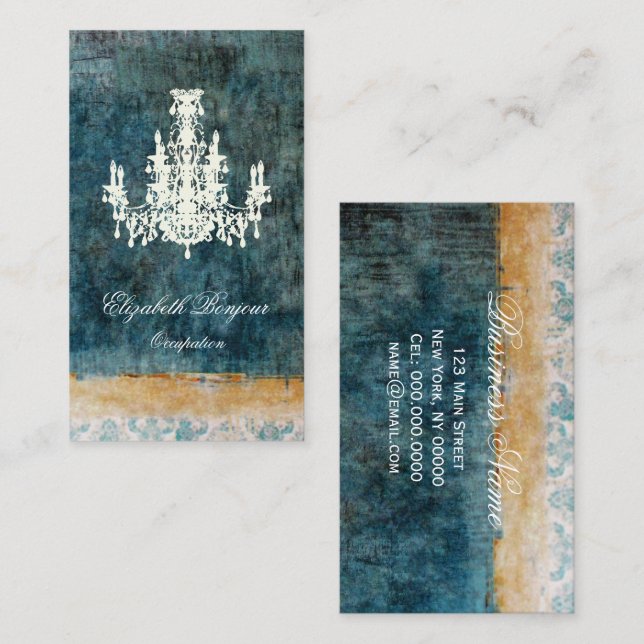 Tarjeta De Visita Lámpara de los Cocos - (tarjeta de visita de las (Anverso / Reverso)