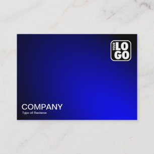 Tarjeta De Visita Lámpara puntual iluminada - azul