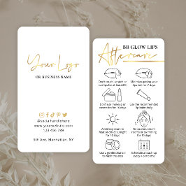 Tarjeta De Visita Lámparas de brillo después de la preocupación Arti