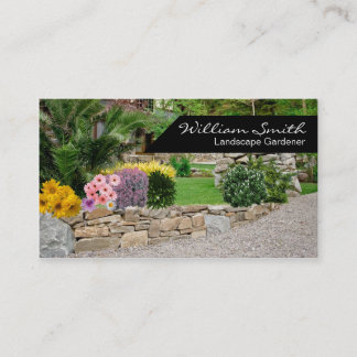 Tarjeta De Visita Landscape Gardener Business card