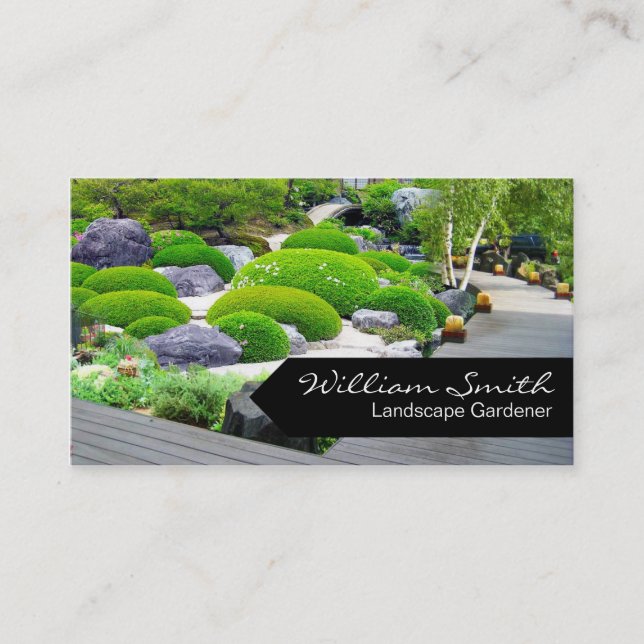 Tarjeta De Visita Landscape Gardener Business card (Anverso)