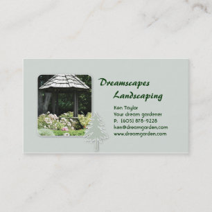 Tarjeta de visita Landscaping Gazebo