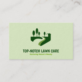 Tarjeta De Visita 🌿 Landscaping Lawn Mowing Premium