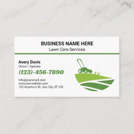 Tarjeta De Visita Landscaping Yard Work Grass Cutting lawn Care