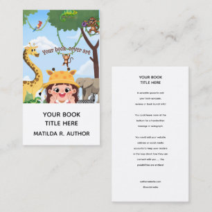 Tarjeta De Visita Lanzamiento de Libro Cubierta de Libro Promocion