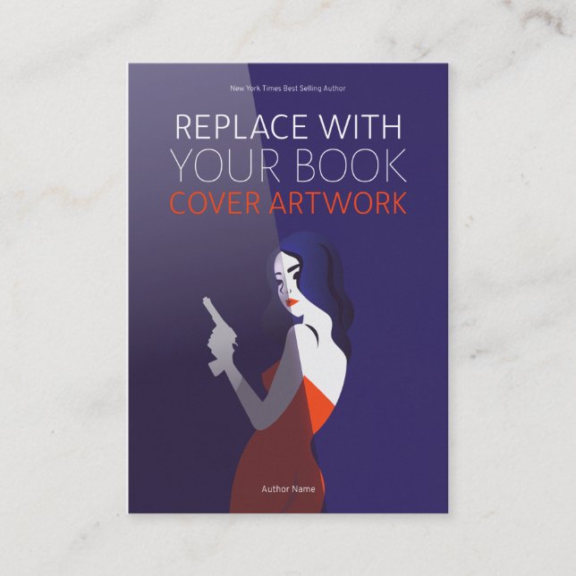 Tarjeta De Visita Lanzamiento del libro | Material gráfico promocion (Anverso)