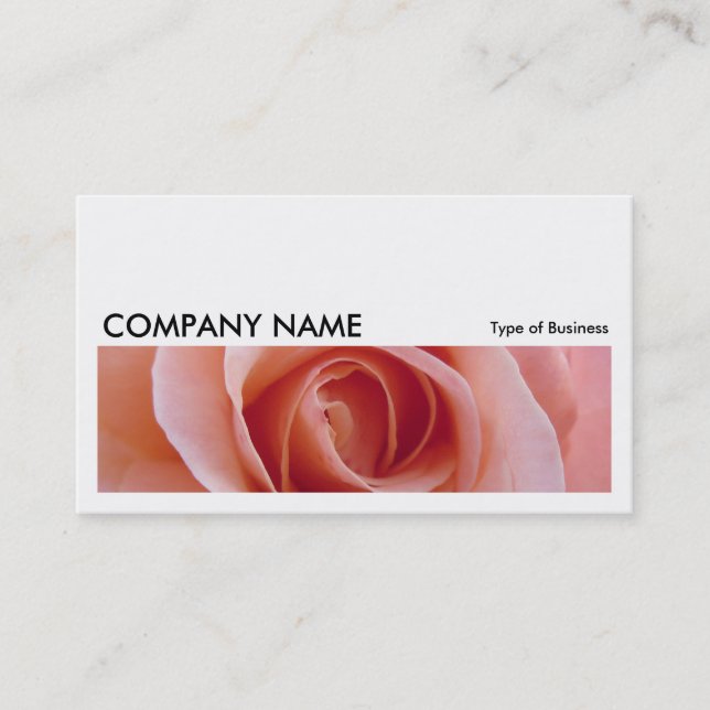Tarjeta De Visita Larga imagen 058 - Rosa rosa (Anverso)
