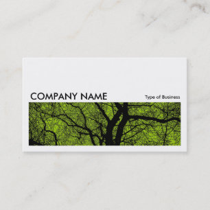 Tarjeta De Visita Larga imagen 067 - Árbol de alto contraste - 99CC0