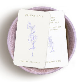 Tarjeta De Visita Larkspur