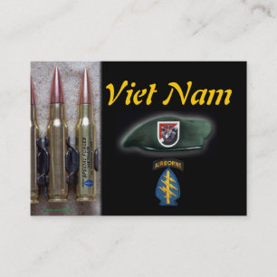 Tarjeta De Visita las 6tas fuerzas especiales de las boinas verdes