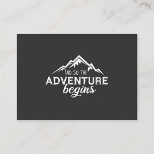 Tarjeta De Visita las aventuras comienzan