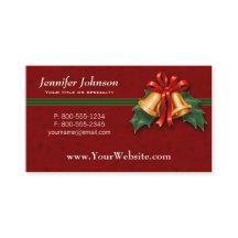 Las campanas de los navidades y Holly deja la roja