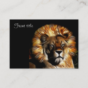 Tarjeta De Visita Las Duelas De Los Leones