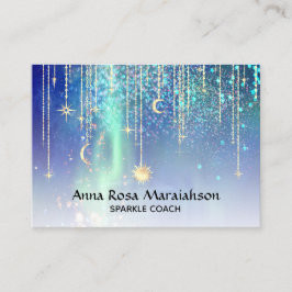 Tarjeta De Visita *~* Las estrellas del oro de Sun esparcen el unive