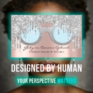 Tarjeta De Visita Las lentes ópticas del optometrista de las gafas