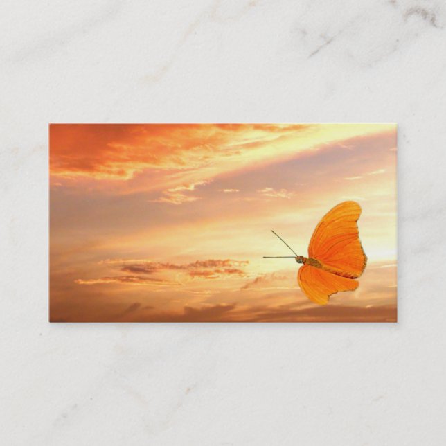 Tarjeta De Visita Las mariposas están libres (Anverso)