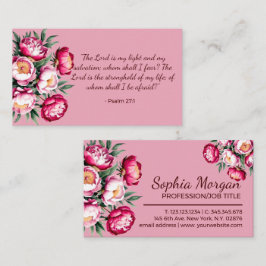 Tarjeta De Visita Las promesas de Dios son una escritura acuarela - 